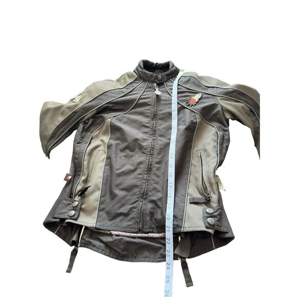 Joe Rocket Motorcycle Jacket Biker Leather Women's Black Padded Mesh Small - Picture 16 of 16